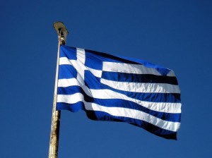 Bandera de Grecia (Foto flickr de Constadinos)