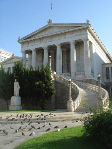 Biblioteca Nacional de Grecia, en Atenas (Foto Flickr de Dicky)