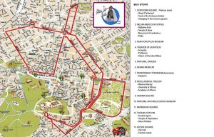 transporte_turistico_atenas Recorrido del autobús turístico de Atenas