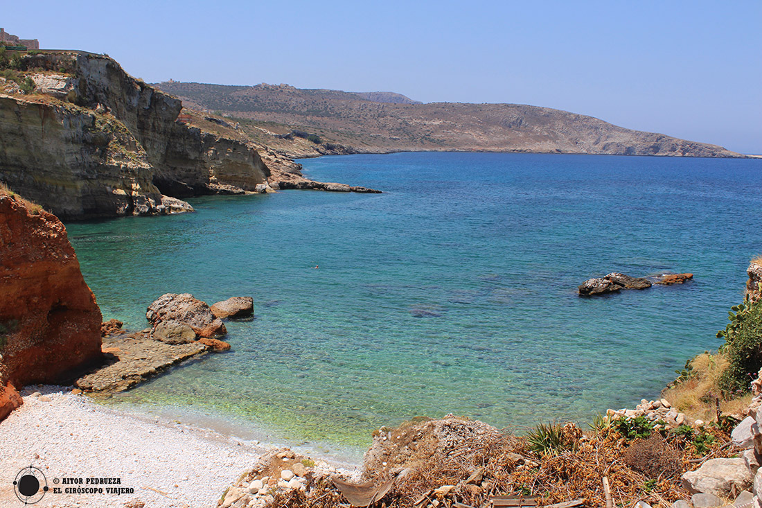 Playa de Mani en el Peloponeso
